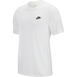 NIKE Sportswear Freizeit T-Shirt Herren 101 - white/black XS