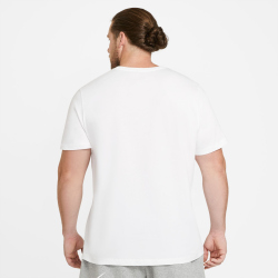 NIKE Sportswear Freizeit T-Shirt Herren 101 - white/black XS