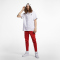 NIKE Sportswear Freizeit T-Shirt Herren 101 - white/black M