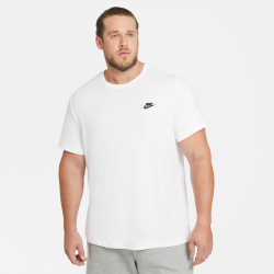 NIKE Sportswear Freizeit T-Shirt Herren white/black XL