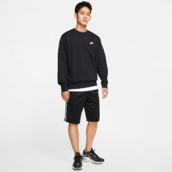 NIKE Sportswear French Terry Crew Pullover Herren black/white XS