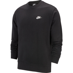 NIKE Sportswear French Terry Crew Pullover Herren black/white XS