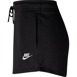 NIKE Sportswear Essential Shorts Damen 010 - black/white S