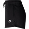 NIKE Sportswear Essential Shorts Damen 010 - black/white S