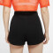 NIKE Sportswear Essential Shorts Damen 010 - black/white S