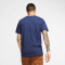 NIKE Sportswear Freizeit T-Shirt Herren 410 - midnight navy/white S
