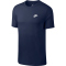 NIKE Sportswear Freizeit T-Shirt Herren 410 - midnight navy/white L