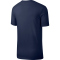 NIKE Sportswear Freizeit T-Shirt Herren 410 - midnight navy/white L