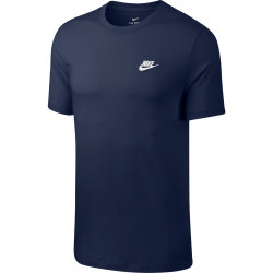 NIKE Sportswear Freizeit T-Shirt Herren 410 - midnight navy/white XL