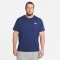 NIKE Sportswear Freizeit T-Shirt Herren 410 - midnight navy/white XL