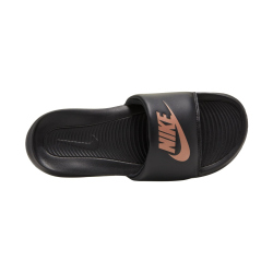 NIKE Victori One Badelatschen Damen black/mtlc red bronze-black 39