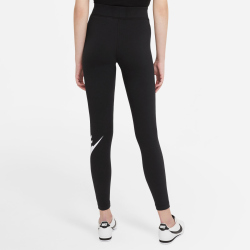 NIKE Sportswear Essential Leggings Damen 010 - black/white XXS