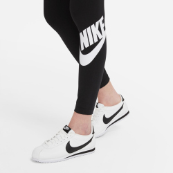 NIKE Sportswear Essential Leggings Damen 010 - black/white XXS
