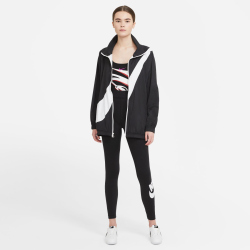 NIKE Sportswear Essential Leggings Damen 010 - black/white XXS