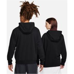 NIKE Sportswear Club Fleece Hoodie Herren black/black/white XXL