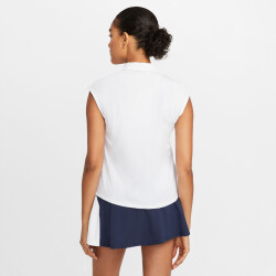NIKECourt Victory Damen Tennis Poloshirt white/black L