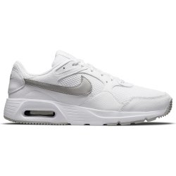 NIKE Air Max SC Sneaker Damen white/mtlc platinum-pure plati 42.5