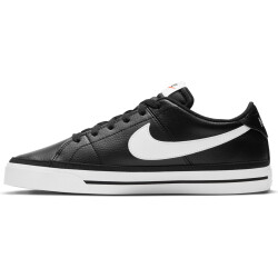 NIKE Court Legacy Sneaker Herren black/white-gum light brown 46