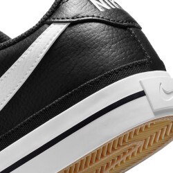 NIKE Court Legacy Sneaker Herren black/white-gum light brown 46