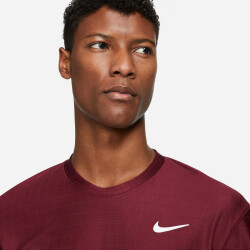 NIKECourt Dri-FIT Advantage Tennis Top Herren dark beetroot/dark beetroot/wh S