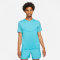 NIKE Rise 365 Run Division Laufshirt chlorine blue/reflective silv L