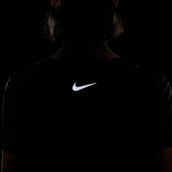 NIKE Miler Run Division Laufshirt Damen black/particle grey/reflective S