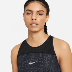NIKE Miler Run Division Damen Lauf Tanktop black/reflective silv XXL