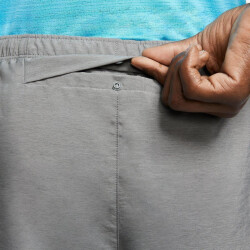 NIKE Challenger 2in1 Laufshorts Herren smoke grey/htr/reflective silv S