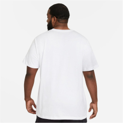 NIKE Sportswear Swoosh T-Shirt Herren white/black XS