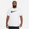 NIKE Sportswear Swoosh T-Shirt Herren white/black XS