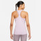 NIKE Pro Damen Mesh Tanktop iced lilac/white L