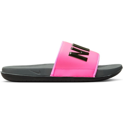 NIKE Offcourt Slides Badelatschen Damen pink blast/black-dark grey-pin 36.5