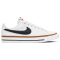 NIKE Court Legacy Sneaker Jungen white/black-desert ochre-gum l 38.5