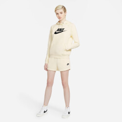 NIKE Sportswear Essential Shorts Damen coconut milk/black S