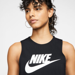 NIKE Sportswear Futura Damen Tanktop black/white S