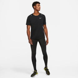 NIKE Rise 365 Dri-FIT kurzarm Laufshirt Herren 013 - black/reflective silv M