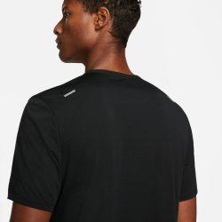 NIKE Dri-FIT Rise 365 kurzarm Laufshirt Herren black/reflective silv XL