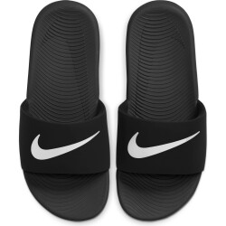 NIKE Kawa Slides Badelatschen Kinder black/white 28