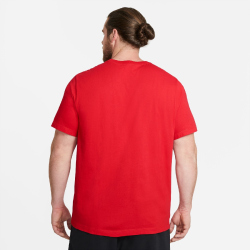 NIKE Sportswear Freizeit T-Shirt Herren 657 - university red/white M