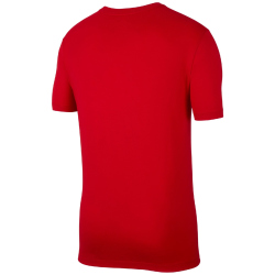 NIKE Sportswear Freizeit T-Shirt Herren 657 - university red/white XXL