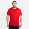 NIKE Sportswear Freizeit T-Shirt Herren 657 - university red/white XXL