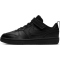 NIKE Court Borough Low 2 Sneaker mit Klettverschlu&szlig; Kinder black/black-black 28.5