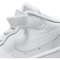 NIKE Court Borough Low 2 Sneaker mit Klettverschlu&szlig; Kinder white/white-white 28.5