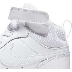NIKE Court Borough Mid 2 Sneaker Kinder white/white-white 27.5
