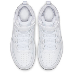 NIKE Court Borough Mid 2 Sneaker Kinder white/white-white 27.5