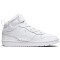 NIKE Court Borough Mid 2 Sneaker Kinder white/white-white 27.5