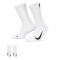 NIKECourt Multiplier Cushioned Crew Tennissocken white/white 34-38