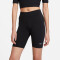 NIKE Sportswear Essential Bike Shorts Damen 010 - black/white XS