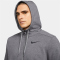 NIKE Dri-FIT Trainings-Kapuzenjacke charcoal heathr/black M