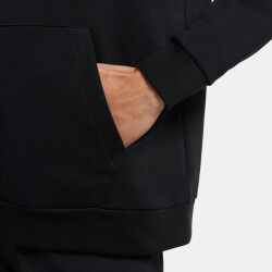 NIKE Dri-FIT Trainings-Hoodie Herren black/white S